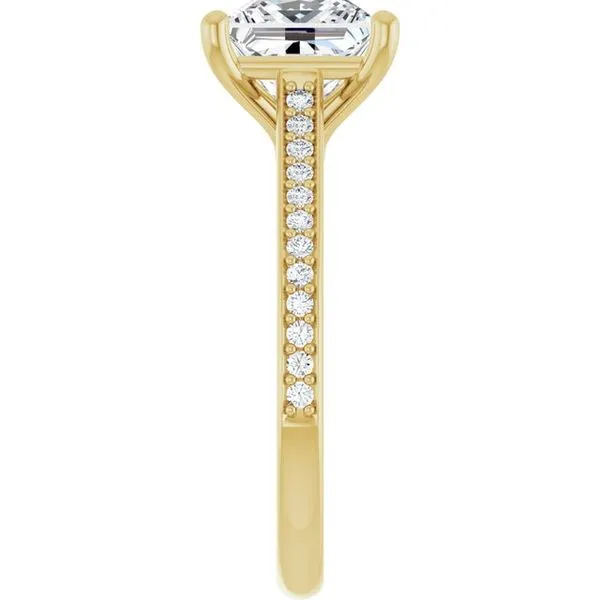 Claw-Prong Engagement Ring Image 4 Northwood Jewelers Northwood, OH