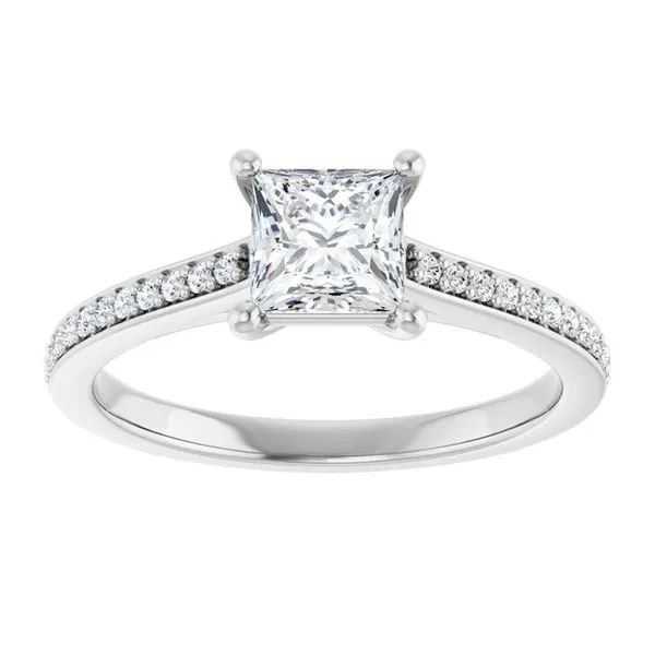 Claw-Prong Engagement Ring Image 3 Raleigh Diamond Fine Jewelry Raleigh, NC