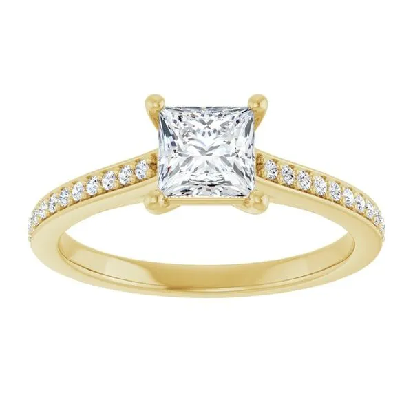 Claw-Prong Engagement Ring Image 3 Northwood Jewelers Northwood, OH