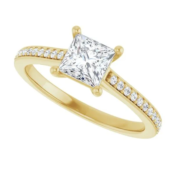 Claw-Prong Engagement Ring Image 5 Northwood Jewelers Northwood, OH