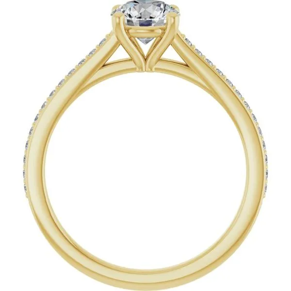 Claw-Prong Engagement Ring Image 2 Northwood Jewelers Northwood, OH