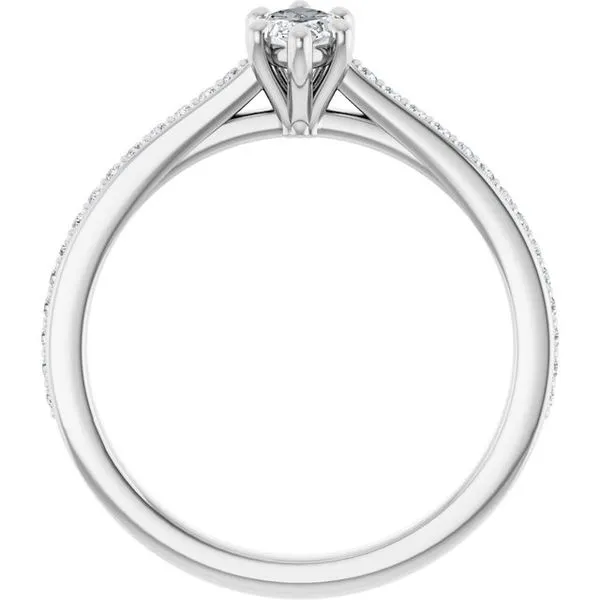 Claw-Prong Engagement Ring Image 2 Northwood Jewelers Northwood, OH