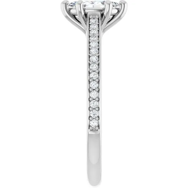 Claw-Prong Engagement Ring Image 4 Natale Jewelers Sewell, NJ