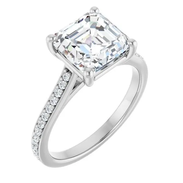 Claw-Prong Engagement Ring JF Jones Jewelers Rochester, NY