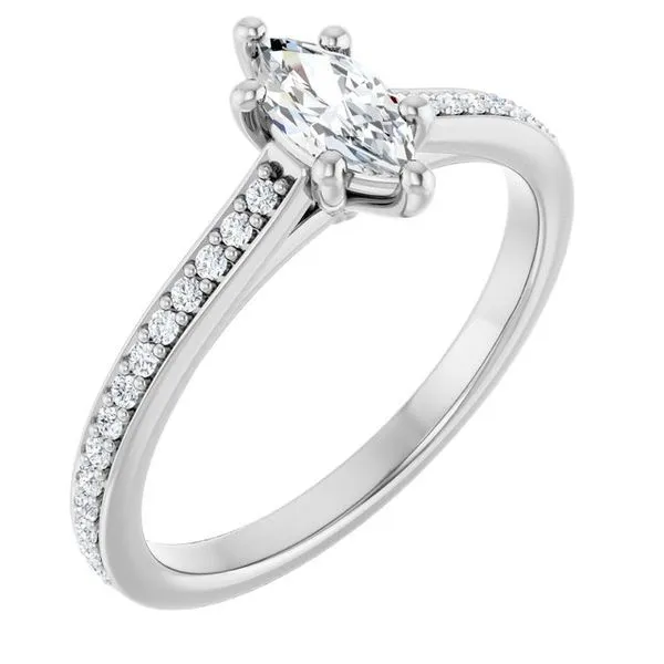 Claw-Prong Engagement Ring JF Jones Jewelers Rochester, NY