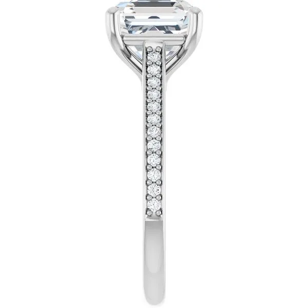 Claw-Prong Engagement Ring Image 4 Northwood Jewelers Northwood, OH