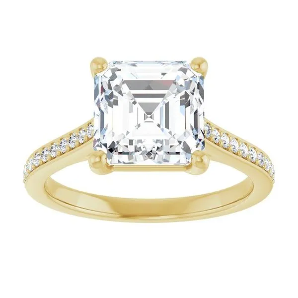 Claw-Prong Engagement Ring Image 3 JF Jones Jewelers Rochester, NY