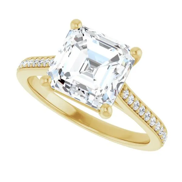 Claw-Prong Engagement Ring Image 5 Northwood Jewelers Northwood, OH