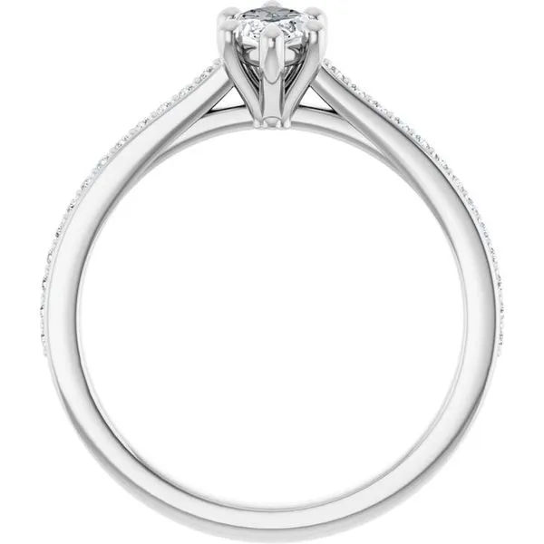 Claw-Prong Engagement Ring Image 2 Hudson Valley Goldsmith New Paltz, NY