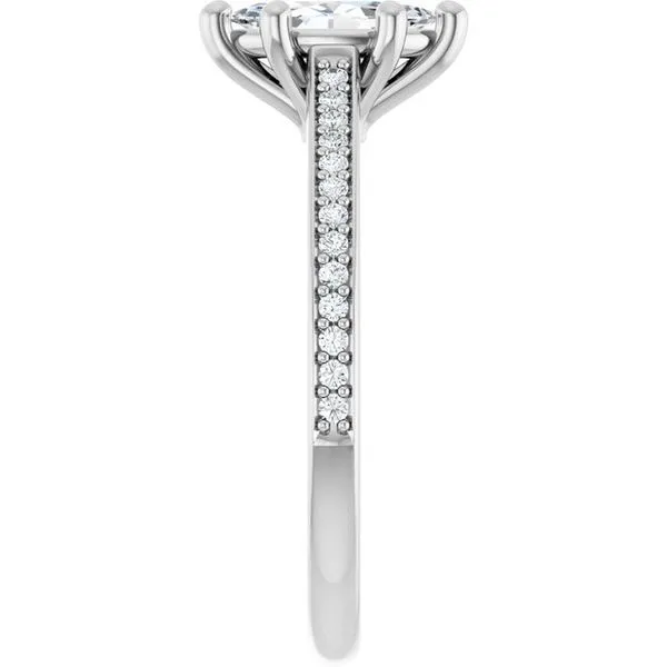 Claw-Prong Engagement Ring Image 4 Raleigh Diamond Fine Jewelry Raleigh, NC