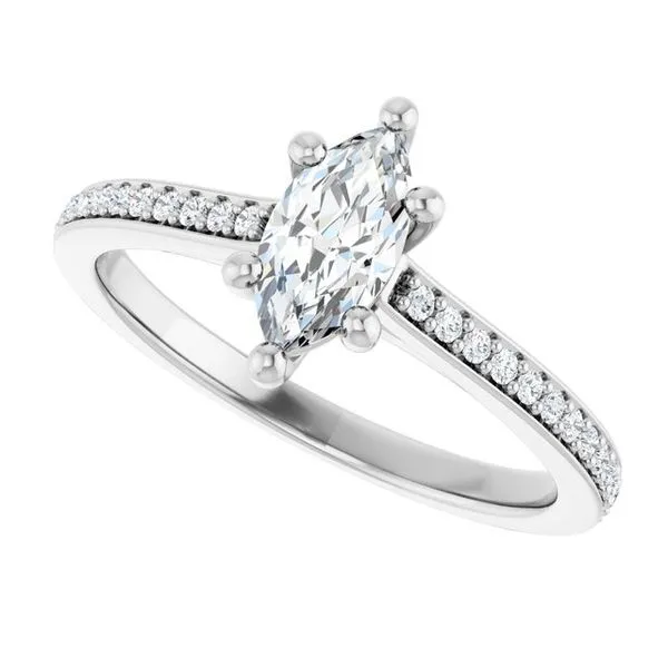 Claw-Prong Engagement Ring Image 5 Raleigh Diamond Fine Jewelry Raleigh, NC