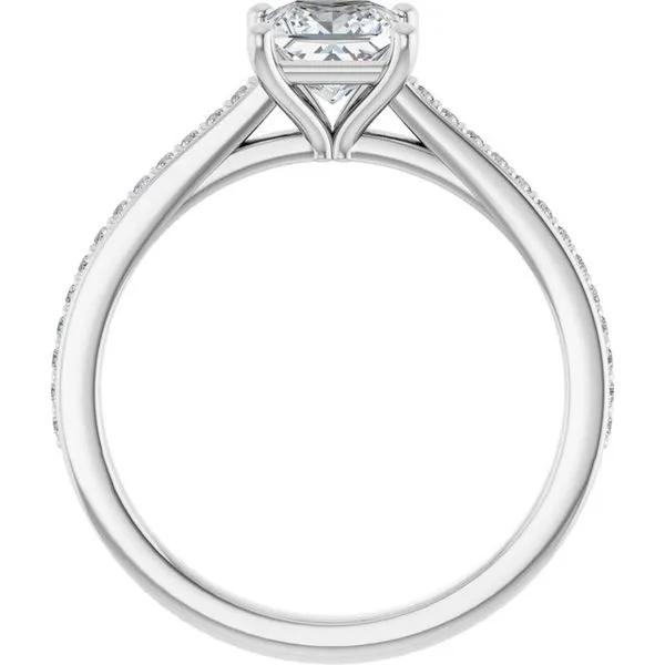 Claw-Prong Engagement Ring Image 2 JF Jones Jewelers Rochester, NY