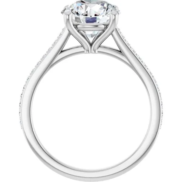 Claw-Prong Engagement Ring Image 2 JF Jones Jewelers Rochester, NY