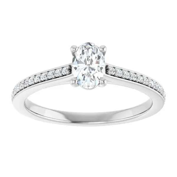 Claw-Prong Engagement Ring Image 3 Hudson Valley Goldsmith New Paltz, NY