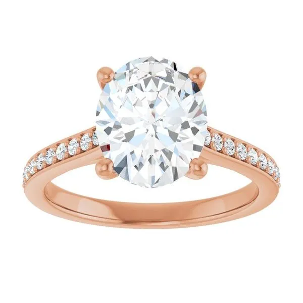 Claw-Prong Engagement Ring Image 3 Northwood Jewelers Northwood, OH