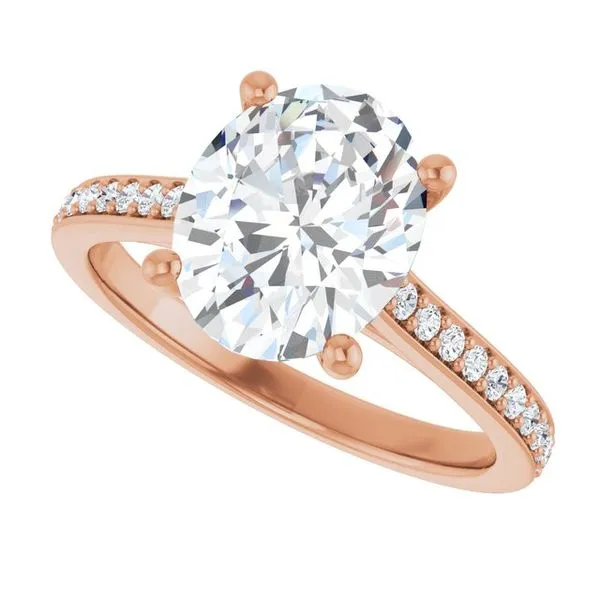 Claw-Prong Engagement Ring Image 5 Northwood Jewelers Northwood, OH