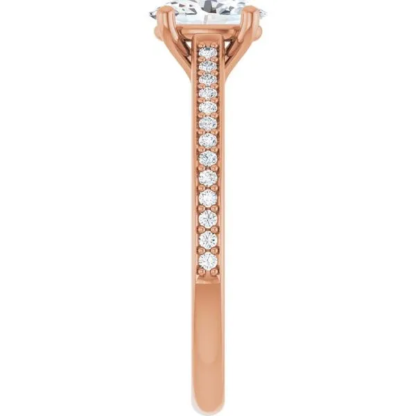 Claw-Prong Engagement Ring Image 4 JF Jones Jewelers Rochester, NY