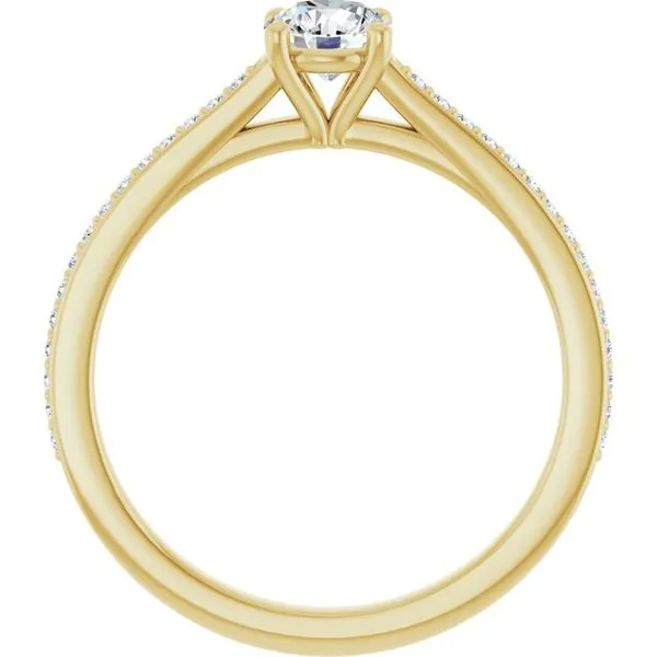 Claw-Prong Engagement Ring Image 2 Northwood Jewelers Northwood, OH