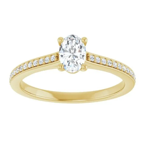 Claw-Prong Engagement Ring Image 3 Natale Jewelers Sewell, NJ