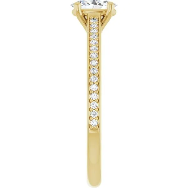 Claw-Prong Engagement Ring Image 4 JF Jones Jewelers Rochester, NY