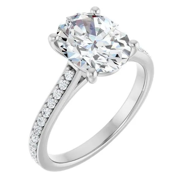 Claw-Prong Engagement Ring JF Jones Jewelers Rochester, NY