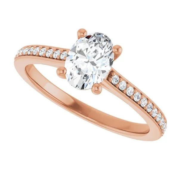 Claw-Prong Engagement Ring Image 5 Northwood Jewelers Northwood, OH