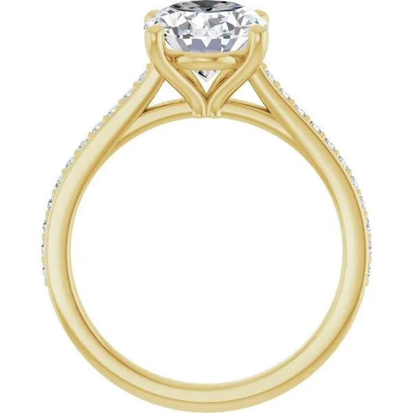 Claw-Prong Engagement Ring Image 2 JF Jones Jewelers Rochester, NY