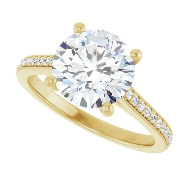 Claw-Prong Engagement Ring Image 5 Raleigh Diamond Fine Jewelry Raleigh, NC