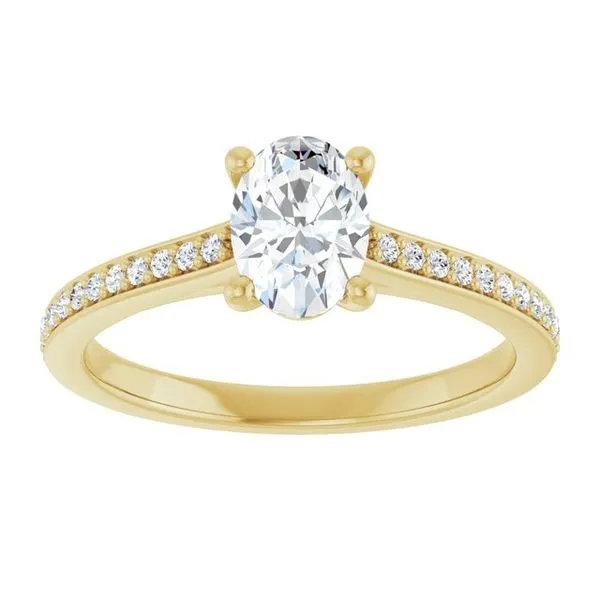 Claw-Prong Engagement Ring Image 3 JF Jones Jewelers Rochester, NY