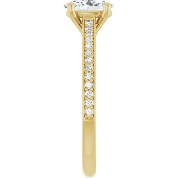 Claw-Prong Engagement Ring Image 4 Hudson Valley Goldsmith New Paltz, NY