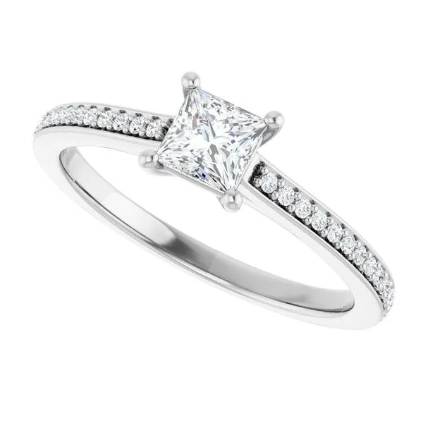 Claw-Prong Engagement Ring Image 5 Raleigh Diamond Fine Jewelry Raleigh, NC