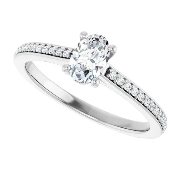 Claw-Prong Engagement Ring Image 5 Hudson Valley Goldsmith New Paltz, NY