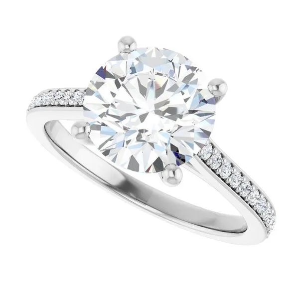 Claw-Prong Engagement Ring Image 5 Raleigh Diamond Fine Jewelry Raleigh, NC