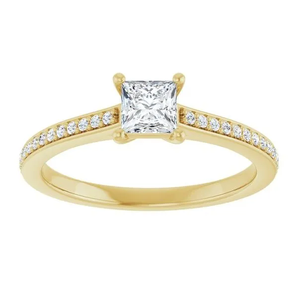 Claw-Prong Engagement Ring Image 3 Raleigh Diamond Fine Jewelry Raleigh, NC