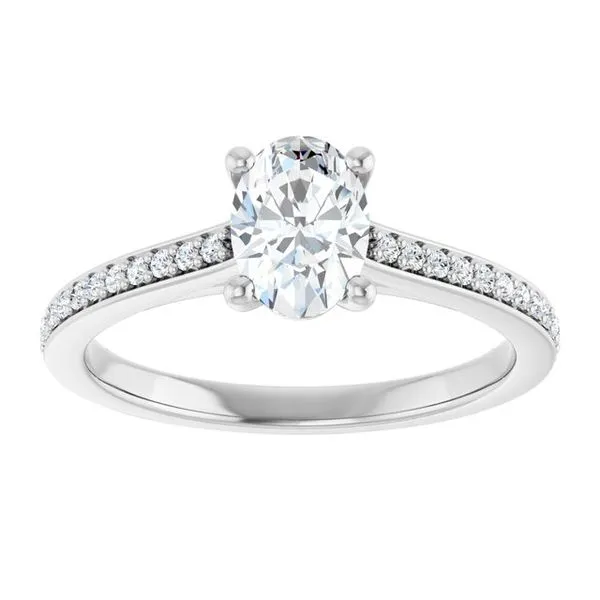 Claw-Prong Engagement Ring Image 3 JF Jones Jewelers Rochester, NY