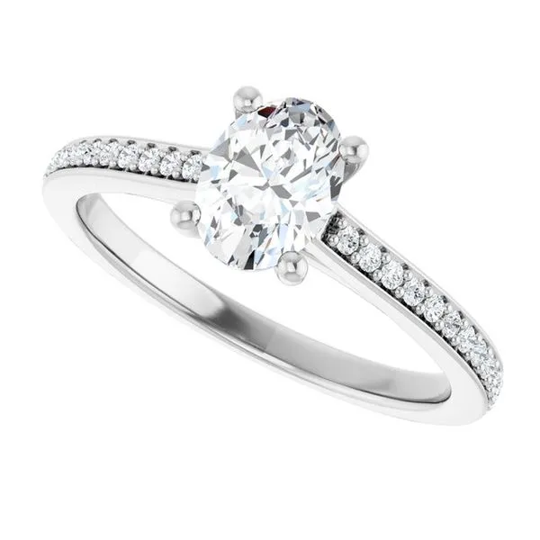 Claw-Prong Engagement Ring Image 5 Natale Jewelers Sewell, NJ
