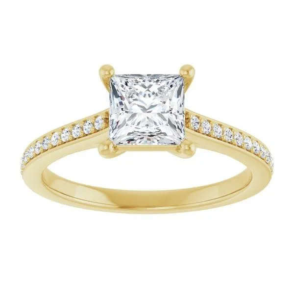 Claw-Prong Engagement Ring Image 3 Raleigh Diamond Fine Jewelry Raleigh, NC