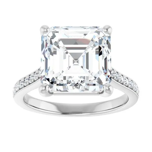 Claw-Prong Engagement Ring Image 3 JF Jones Jewelers Rochester, NY