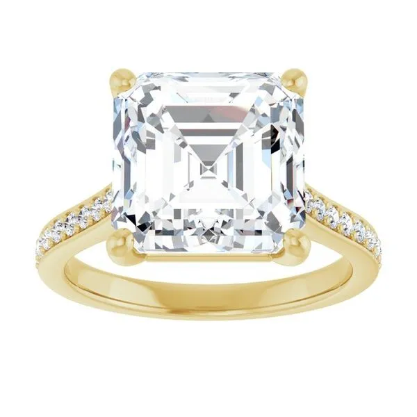 Claw-Prong Engagement Ring Image 3 Northwood Jewelers Northwood, OH