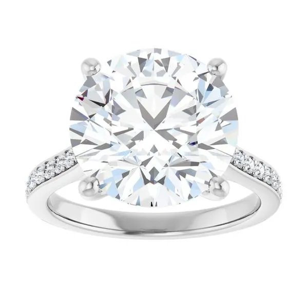 Claw-Prong Engagement Ring Image 3 JF Jones Jewelers Rochester, NY