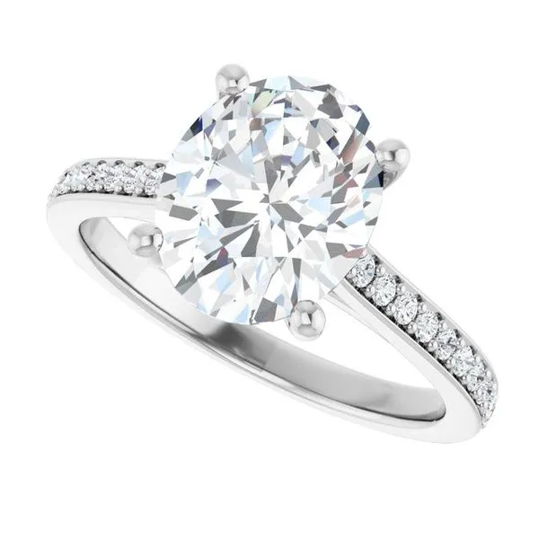 Claw-Prong Engagement Ring Image 5 Natale Jewelers Sewell, NJ