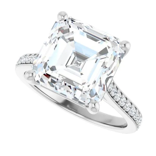 Claw-Prong Engagement Ring Image 5 Hudson Valley Goldsmith New Paltz, NY