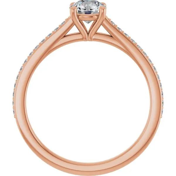 Claw-Prong Engagement Ring Image 2 Hudson Valley Goldsmith New Paltz, NY