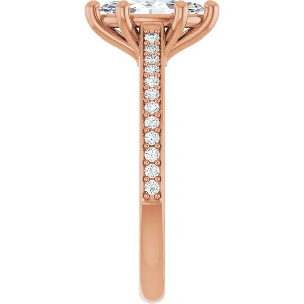 Claw-Prong Engagement Ring Image 4 Northwood Jewelers Northwood, OH