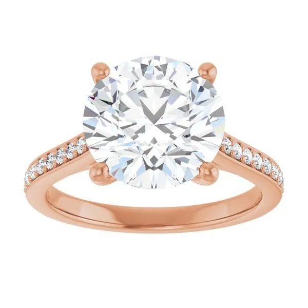 Claw-Prong Engagement Ring Image 3 Northwood Jewelers Northwood, OH