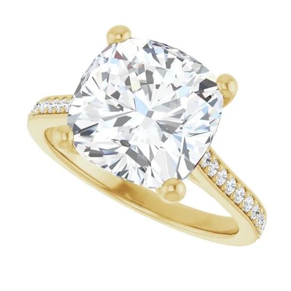 Claw-Prong Engagement Ring Image 5 Northwood Jewelers Northwood, OH