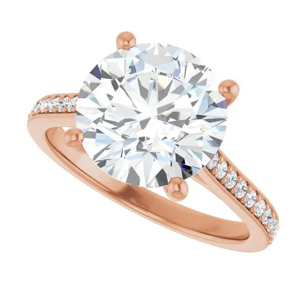 Claw-Prong Engagement Ring Image 5 Northwood Jewelers Northwood, OH