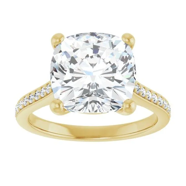 Claw-Prong Engagement Ring Image 3 Northwood Jewelers Northwood, OH