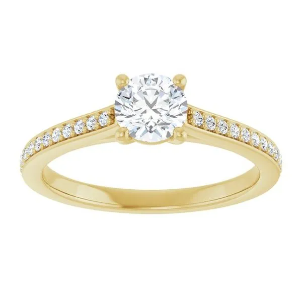 Claw-Prong Engagement Ring Image 3 Raleigh Diamond Fine Jewelry Raleigh, NC
