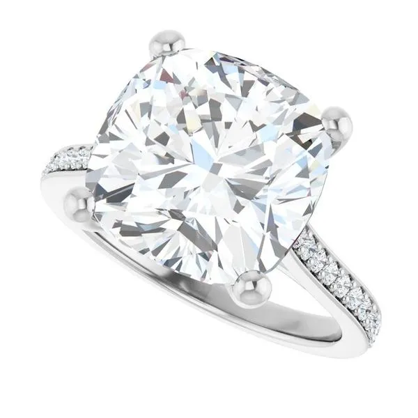 Claw-Prong Engagement Ring Image 5 Northwood Jewelers Northwood, OH